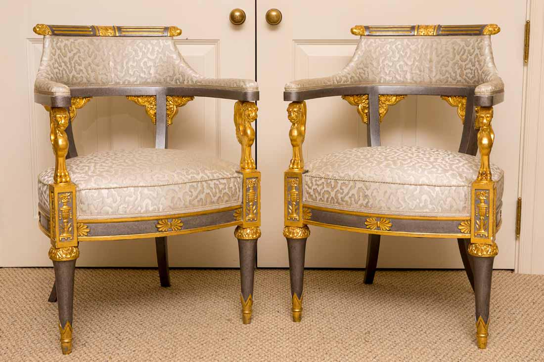 Pair of Russian Style Chairs (1 of 13)