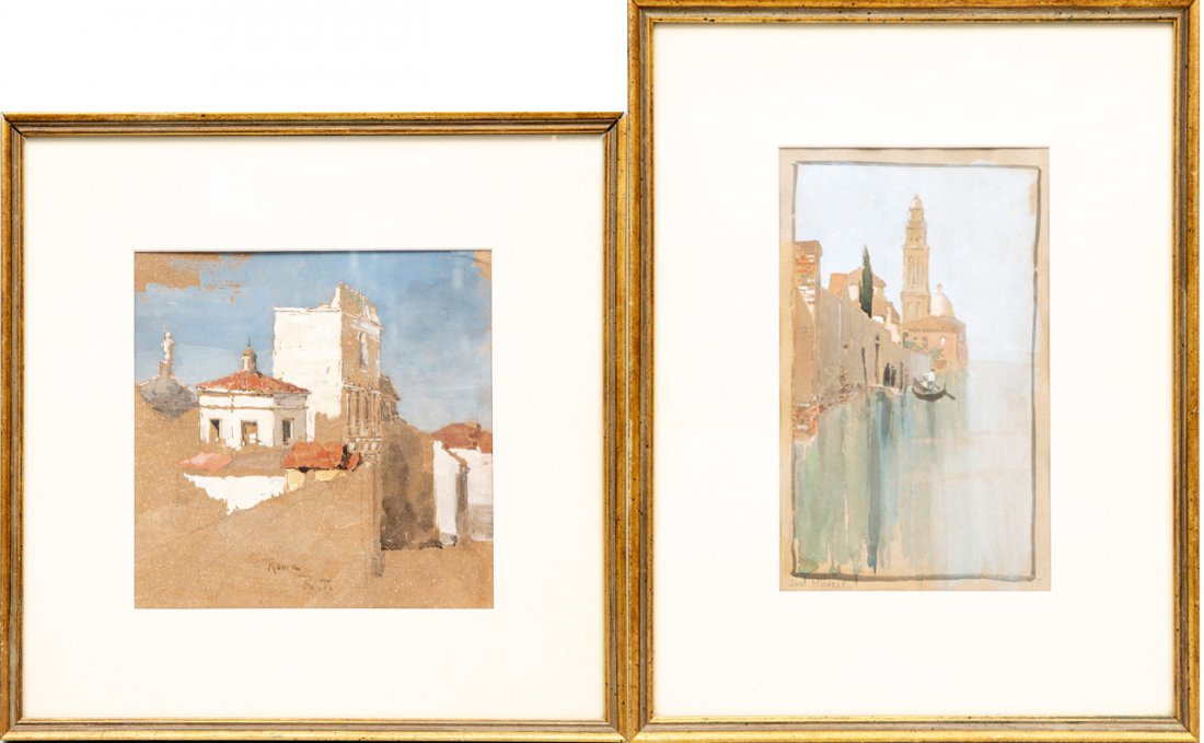 Two Watercolors  by Ross Sterling Turner (1 of 18)