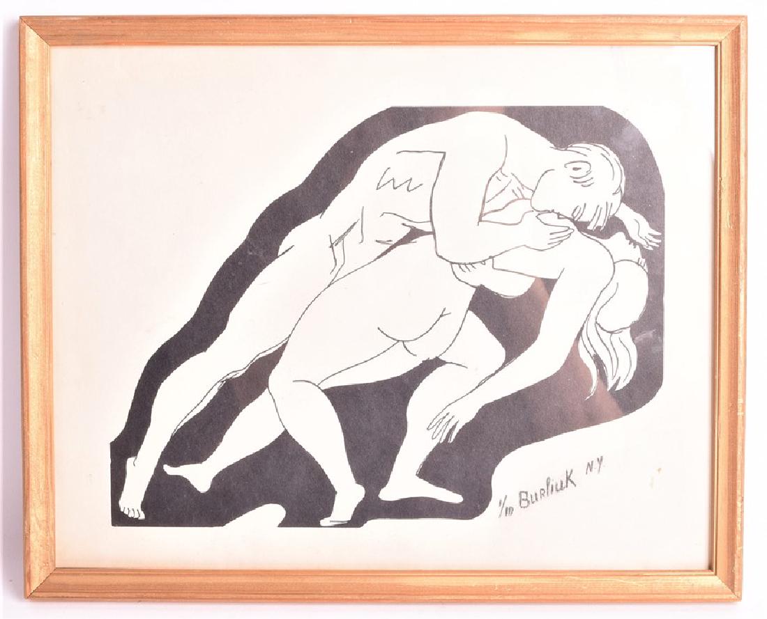 David Burliuk  lithograph of  'Ekstaz' or 'Ecstasy', (1 of 5)