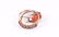 A 9ct gold, pearl, and diamond ring size K, together - 2
