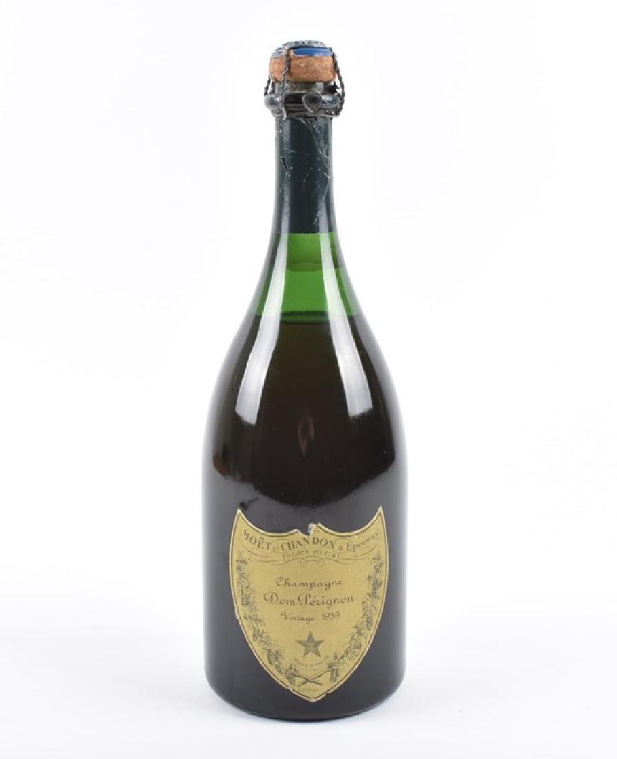 A bottle of Dom Perignon 1959 Champagne  Moet et (1 of 4)