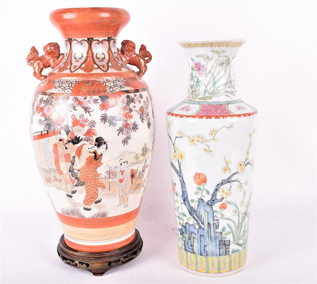 A turn of the century Chinese enamelled vase  (1 of 10)