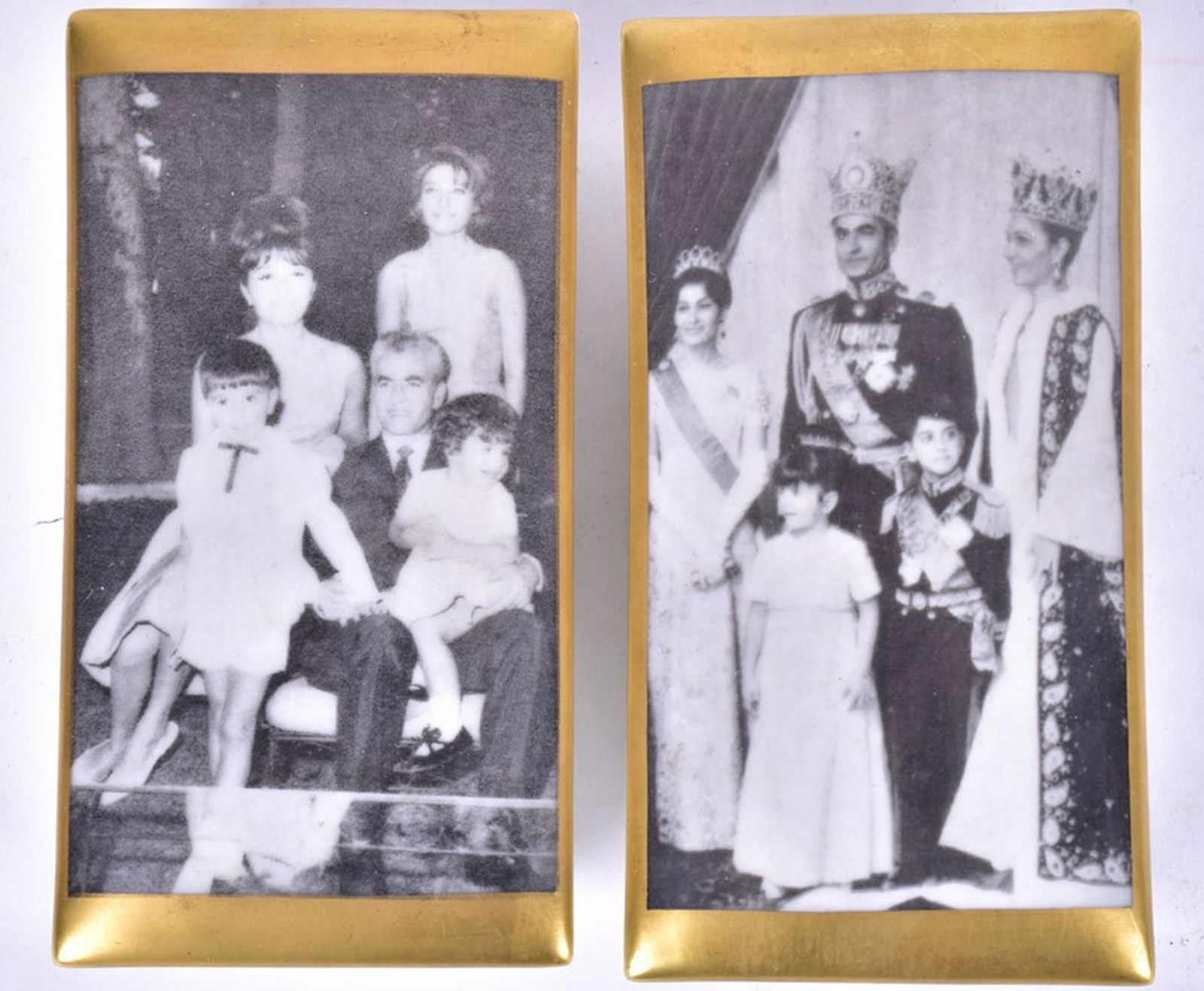 Two Rosenthal rectangular porcelain boxes  each with a (1 of 4)