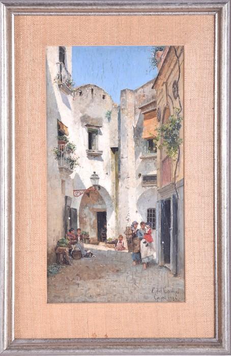 Federico del CampoÂ (1837-1923) Peruvian  depicting an (1 of 4)