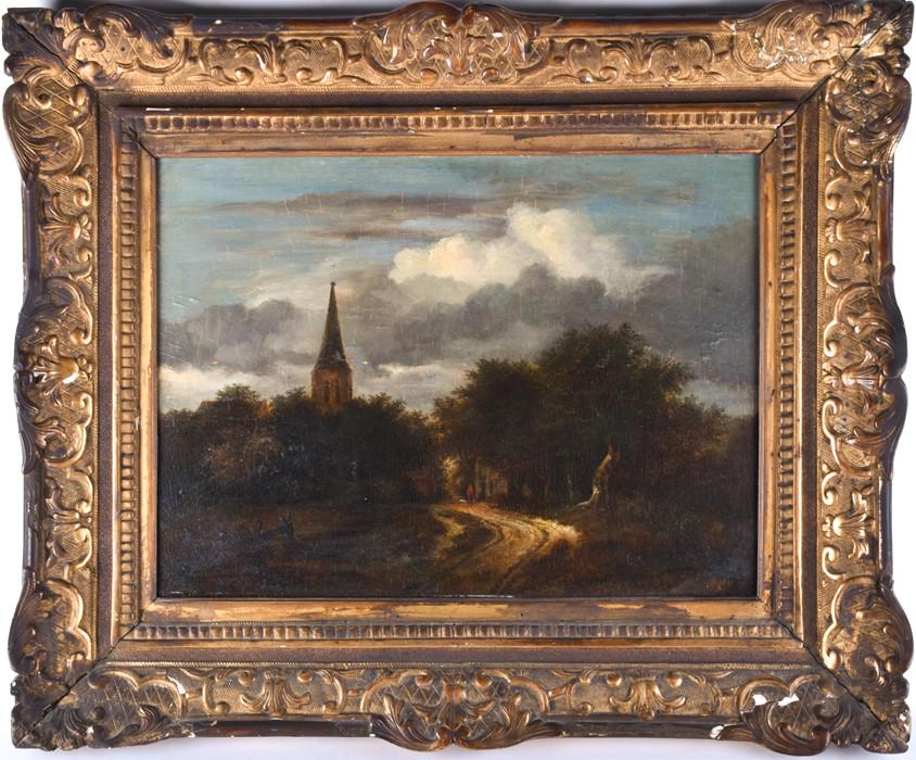 Norwich School, 19th century   depicting two men with a (1 of 4)