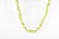 A faceted peridot bead necklace comprised of - 4