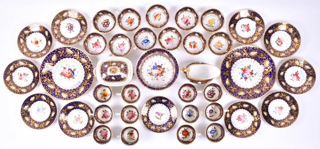 An early 19th century Coalport porcelain tea and coffee (1 of 7)