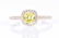 § A loose cushion-cut diamond of 0.43 carats, natural