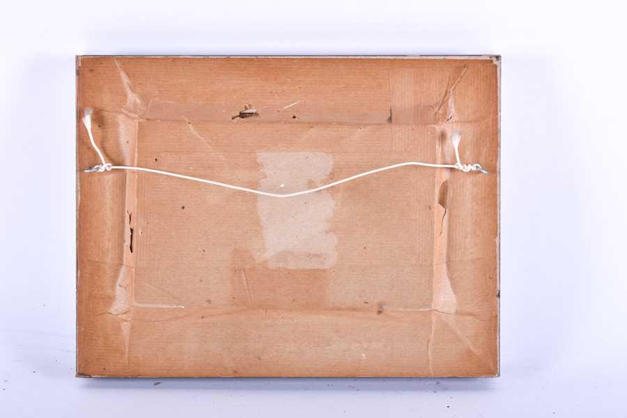 David Bates (1840-1921) British depicting a felucca on: David Bates (1840-1921) British depicting a felucca on the Nile river, signed lower right, oil on panel, within a giltwood frame, 11.5 cm x 18.5 cm