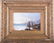 19th century Continental School, Fishing boats heading