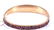 A late Victorian garnet bracelet, the gilt metal hinged - 8