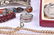 A Victorian gilt metal and flat-cut garnet brooch inset - 3
