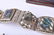 A Victorian gilt metal and flat-cut garnet brooch inset - 5