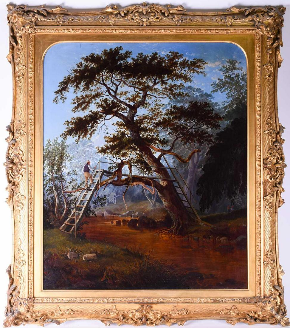 William Pascoe (19th Century) English, Rustic Bridge, (1 of 5)