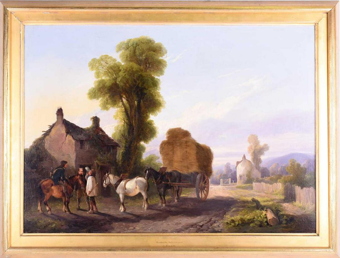 J Willis (19th century, British), 'Roadside (1 of 4)