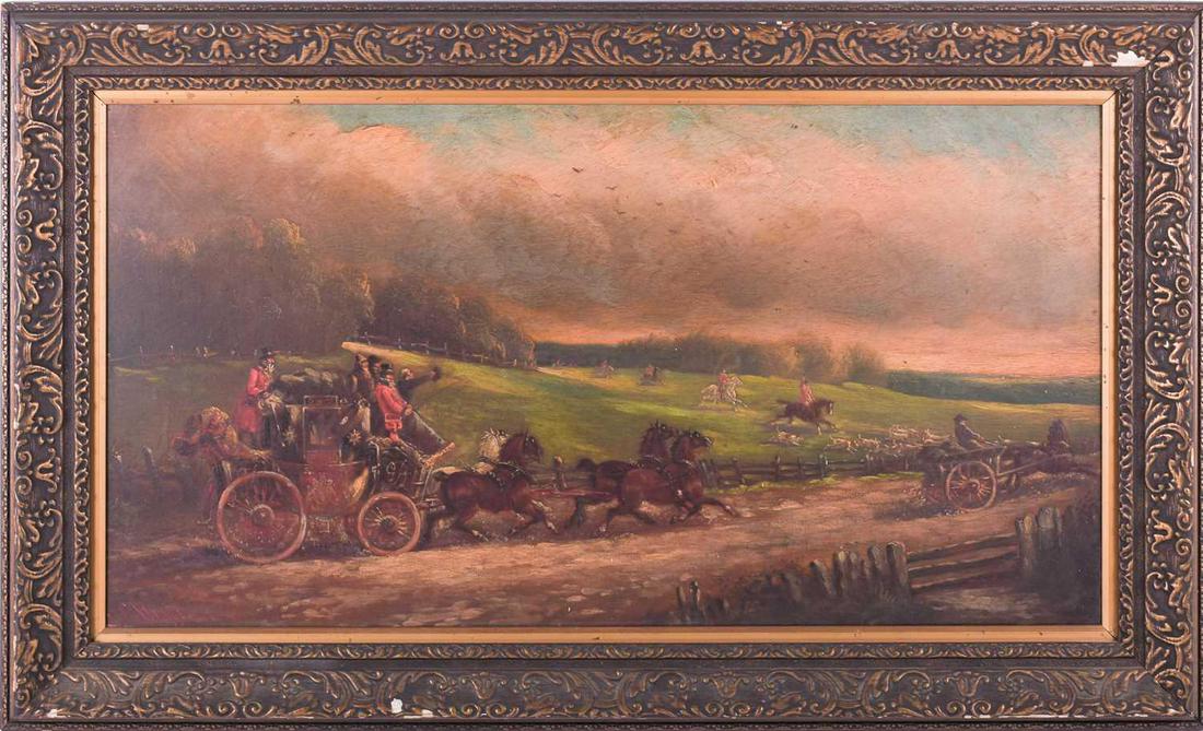 John Charles Maggs (1819-1896) British, 'Bath to London (1 of 3)