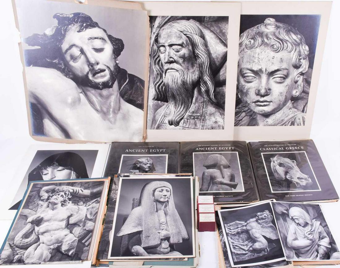 A collection of photographs of religious carvings, (1 of 4)