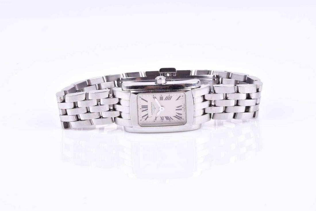A Longines ladies stainless steel wristwatch, the (1 of 4)