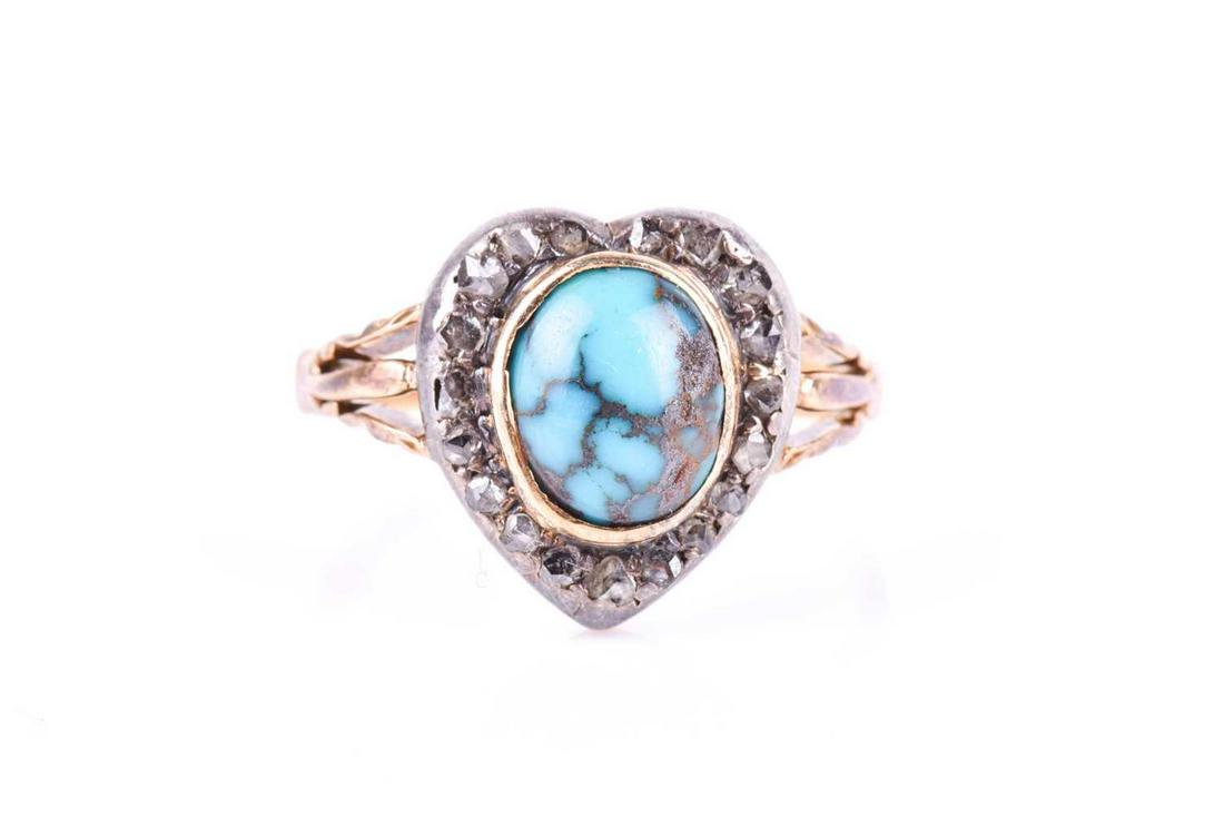 A late 19th century 18ct yellow gold, diamond, and (1 of 3)