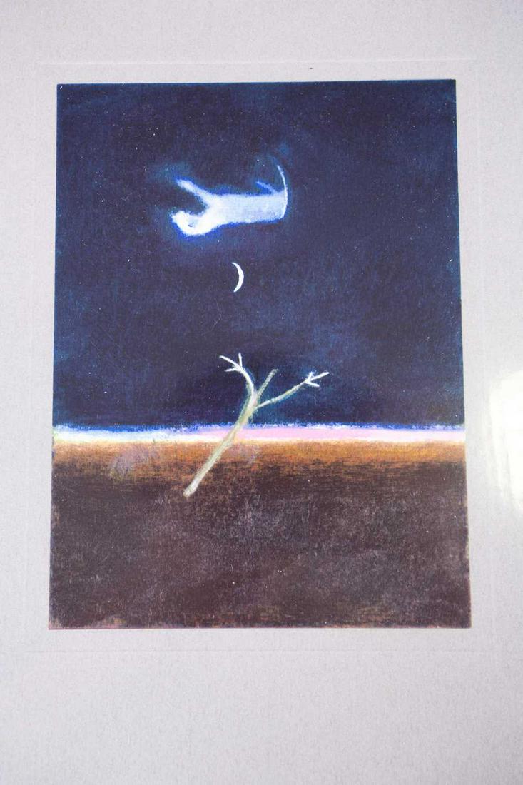 Craigie Aitchison (1926 - 2009), 'Wayney Going to: Craigie Aitchison (1926 - 2009), 'Wayney Going to Heaven', limited edition screenprint in colours, signed, dated and numbered in red ink 1989, 55/75, blind stamp for Advanced Graphics London, image 21