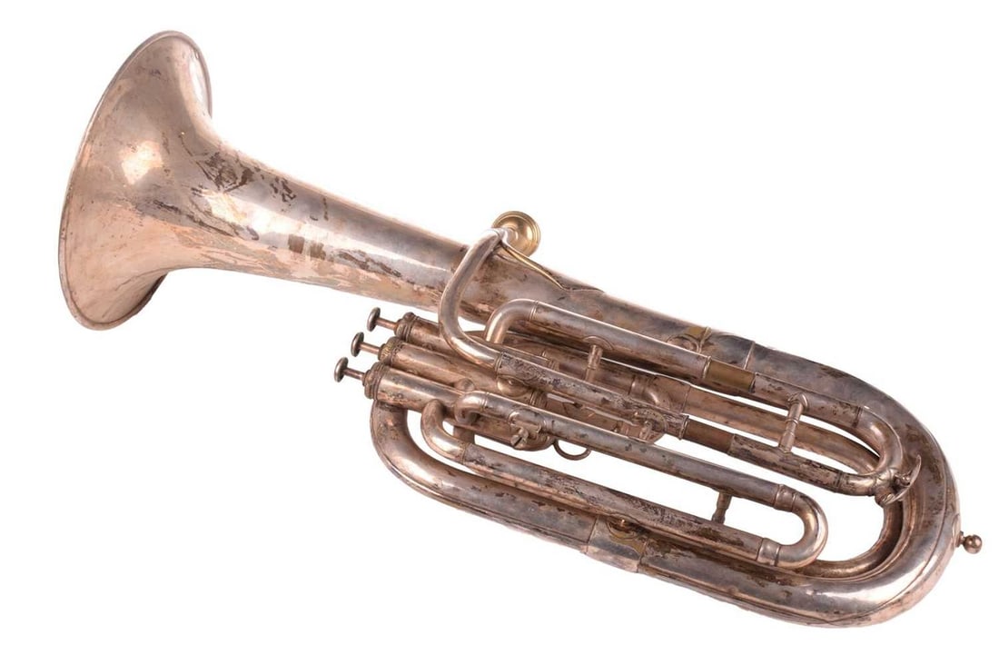 A Besson Class A 'prototype' Euphonium, With Case, Serial Number 91423