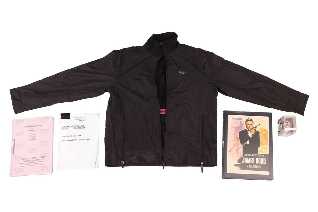 James Bond: a crew-issued storyboard for 'Casino Royale', titled 'Airport Storyboards Dated 7th Febr (1 of 9)