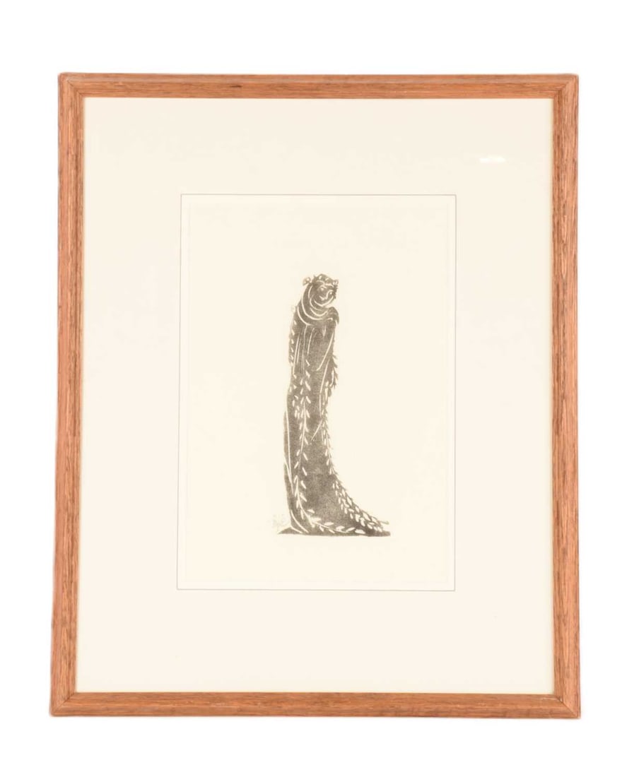 Edward Gordon Craig (British, 1872 - 1966), Ophelia with Flowers, signed with initials and dated in (1 of 10)