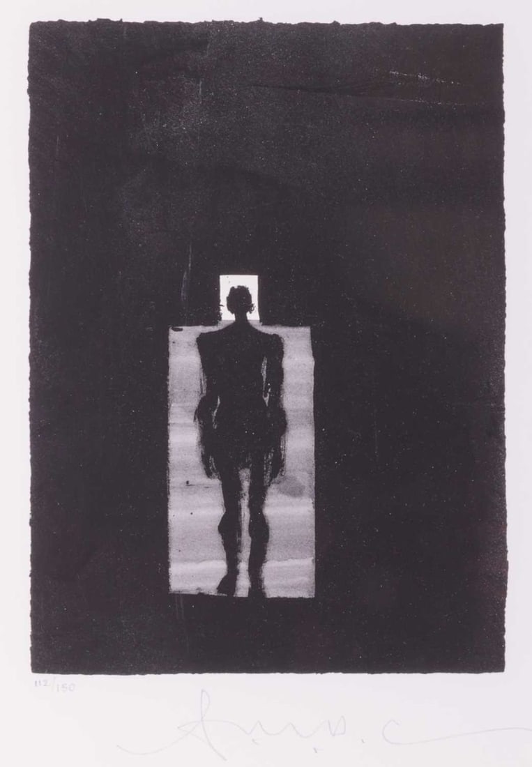 Sir Antony Gormley OBE (British b.1950) Room (2008) signed and numbered 112/150 in pencil giclee: Sir Antony Gormley OBE (British b.1950) Room (2008) signed and numbered 112/150 in pencil giclee print on Hanemuhle wove paper 24 x 19 cm, sheet 28 x 22.5 cm, framed and glazed 42.5 x 32 cm