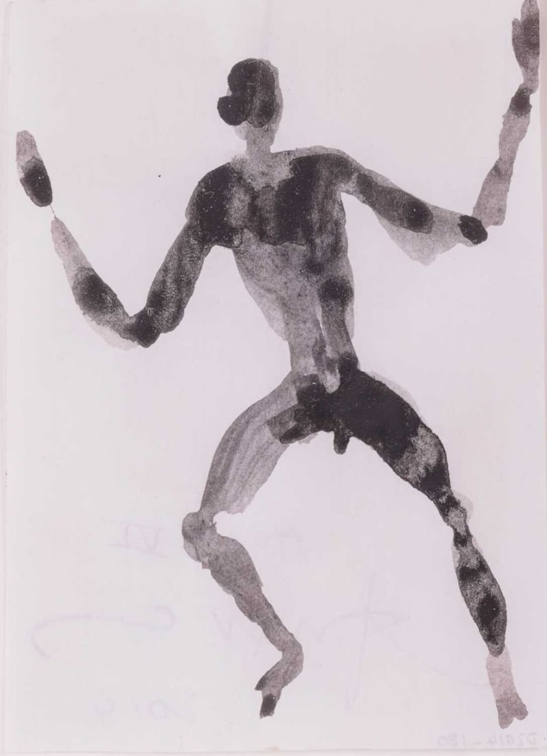 Sir Antony Gormley (British b, 1950) Hold VI signed, dated and titled Hold VI Antony Gormley: Sir Antony Gormley (British b, 1950) Hold VI signed, dated and titled Hold VI Antony Gormley 2014(verso) carbon and casein on paper, 12 x 8.5 cm, framed and glazed 23 x 19 cm Provenance: Terrence Higg