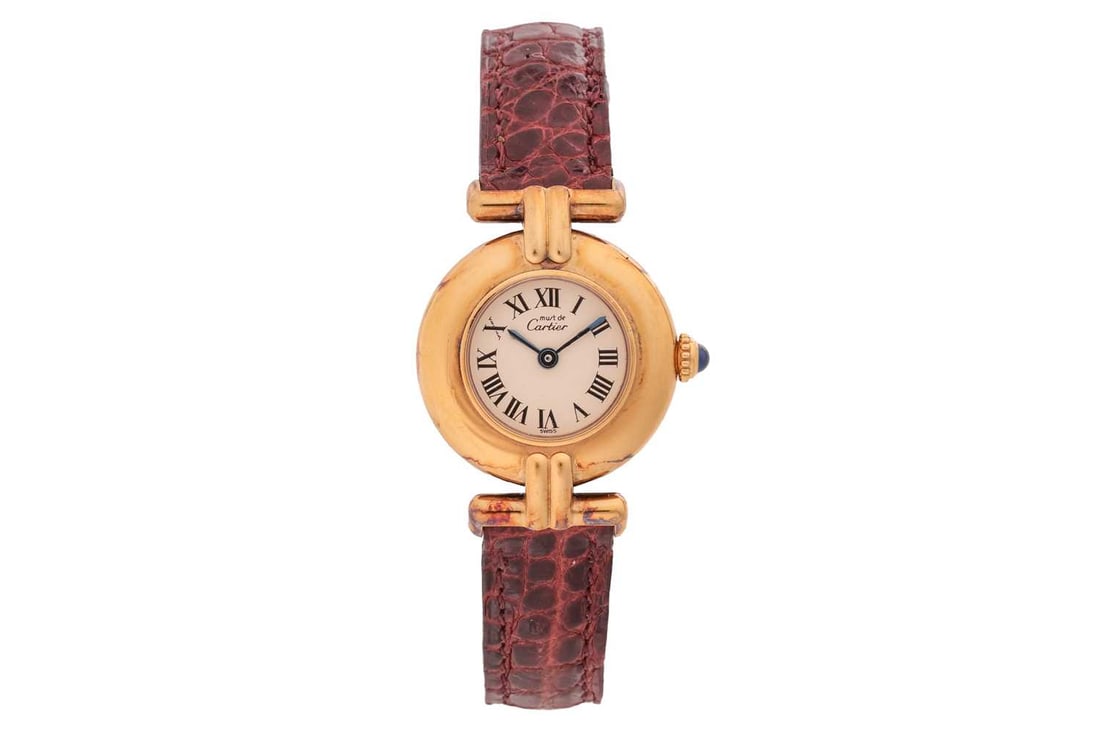 Cartier Must de Cartier Colisee Gold-Vermeil Wrist Watch Reference: 590002 Serial: 044801 Bezel: (1 of 10)