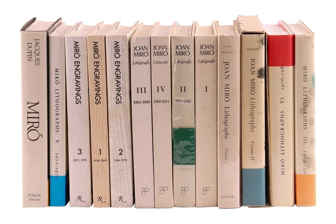 Michel Leiris and Fernand Mourlot: Joan Mir o, Lit ografo Vols I IV, Ediciones Pol?grafa (1 of 11)