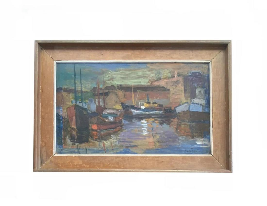 Hayley Lever (1876 - 1958) American ,Oil on Board ,Signed Lower Right ,measures 24" x 16" (1 of 3)