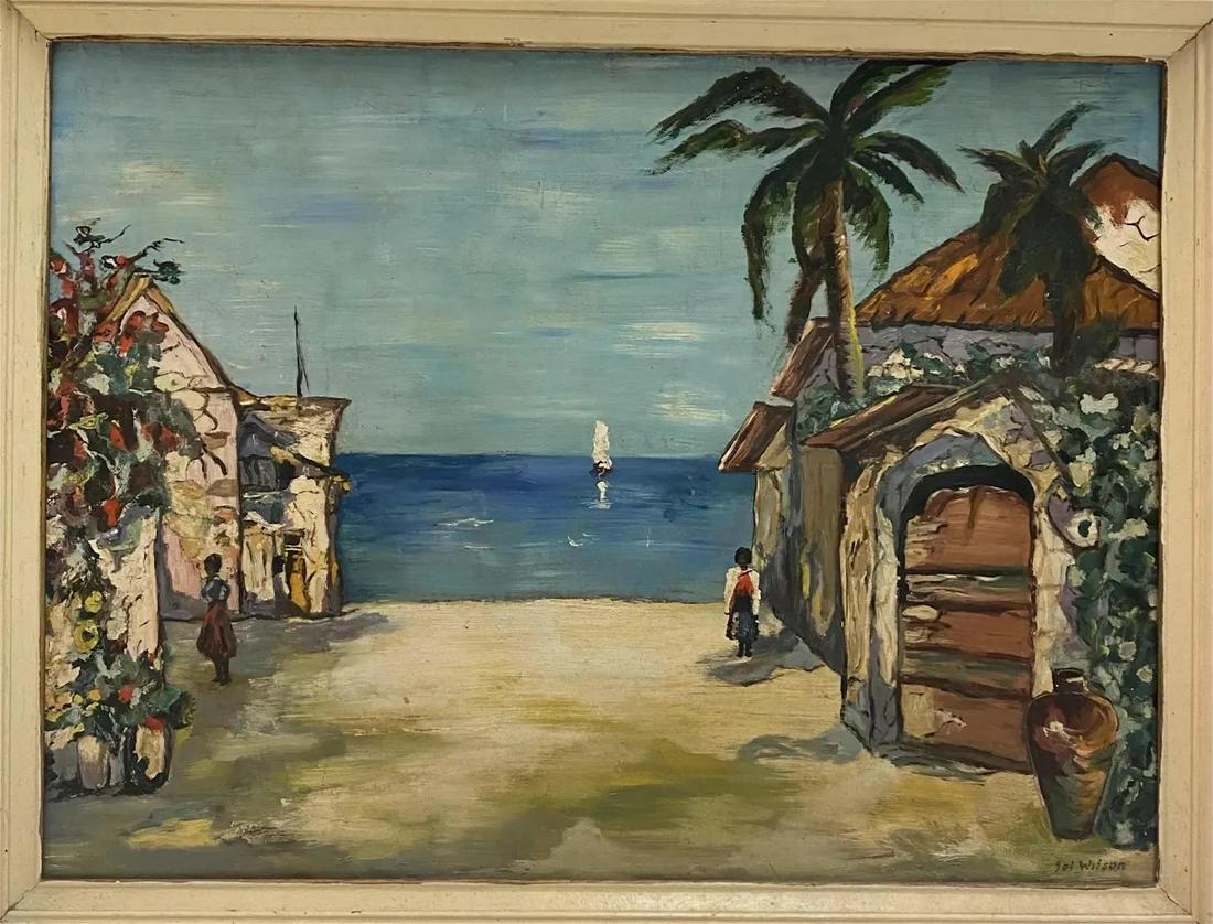 Sol Wilson (1896-1974) American)  Oil / board Signed Lower Right measures ,24" x 18" (1 of 3)