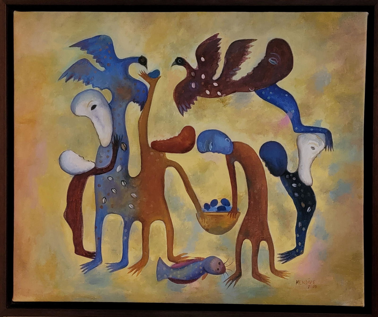 Manuel Mendive Hoyos is one of the leading Afro-Cuban artists to emerge from the revolutionary (1 of 2)