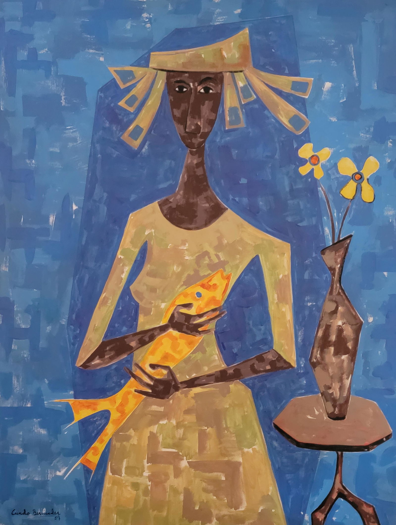 Cundo Bermudez, born Secundino Bermudez y Delgado, was a Cuban painter. Born in Havana, Cuba, he (1 of 2)