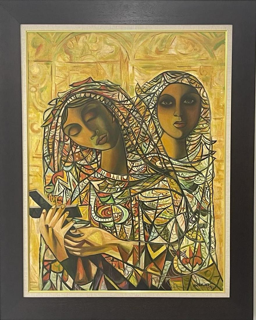 Carlos Sobrino  was born in Havana,  Cuba  in 1909. He was one of the most important artists of his (1 of 2)