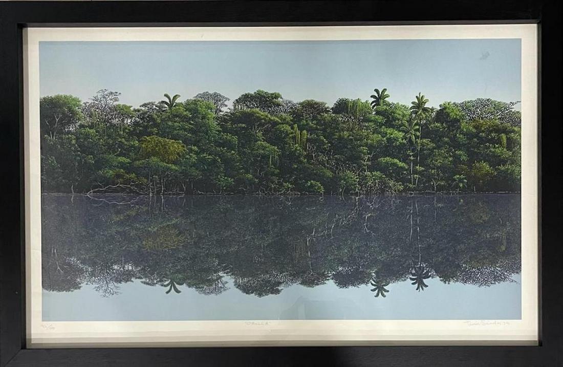 Tomas Sanchez Â¨OrillaÂ¨ 1994. Original signed by the artist in the lower right corner (Tomas (1 of 5)