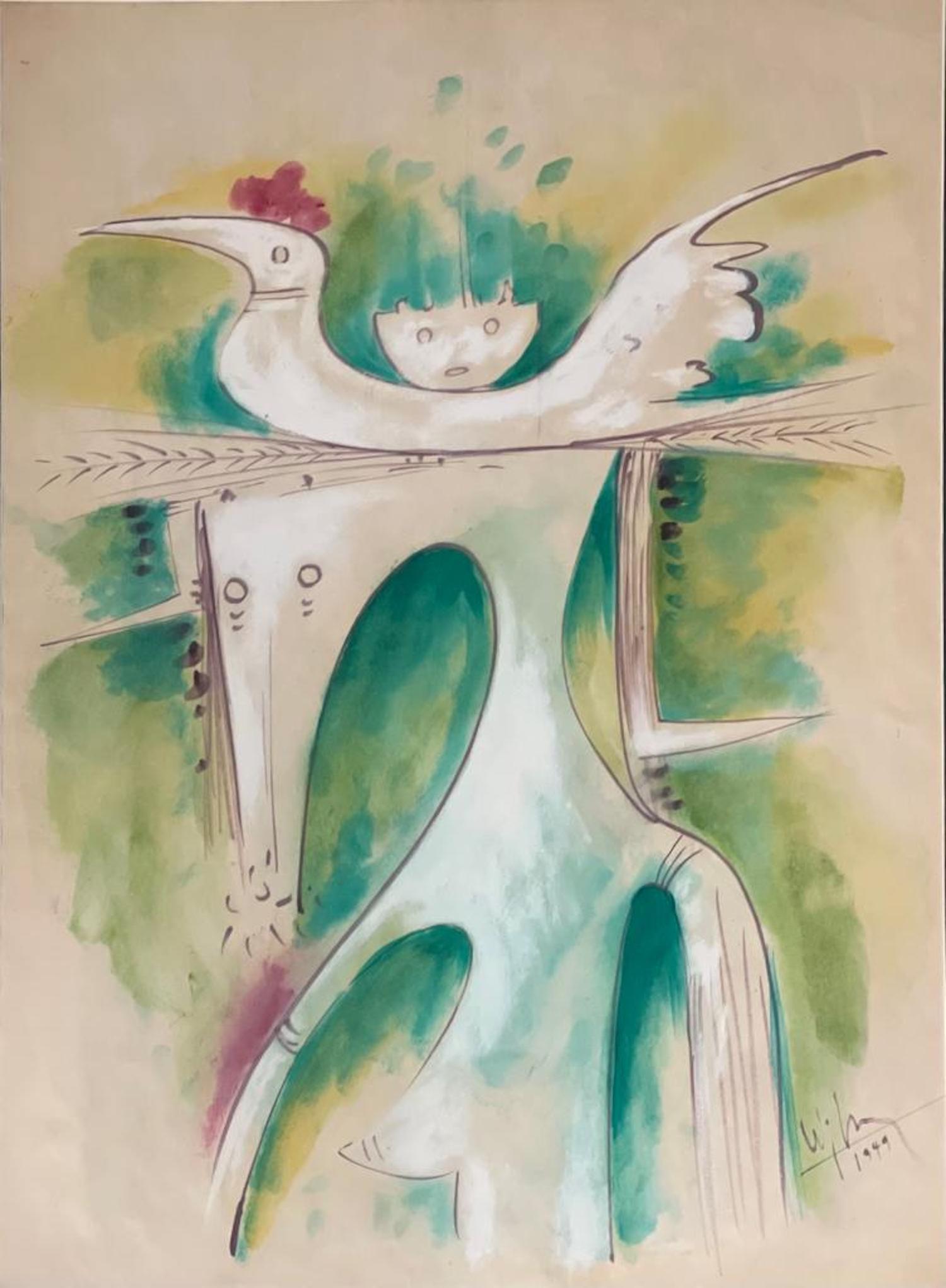 Wifredo Lam, was a Cuban artist who sought to portray and revive the enduring Afro-Cuban spirit and (1 of 2)