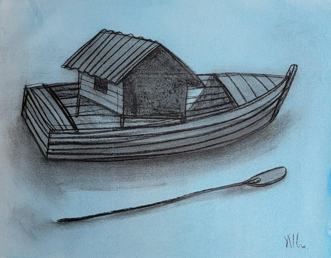 Kcho,Alexis Leiva Machado is a Cuban contemporary visual artist. .oil on canvas,Certificate of (1 of 2)