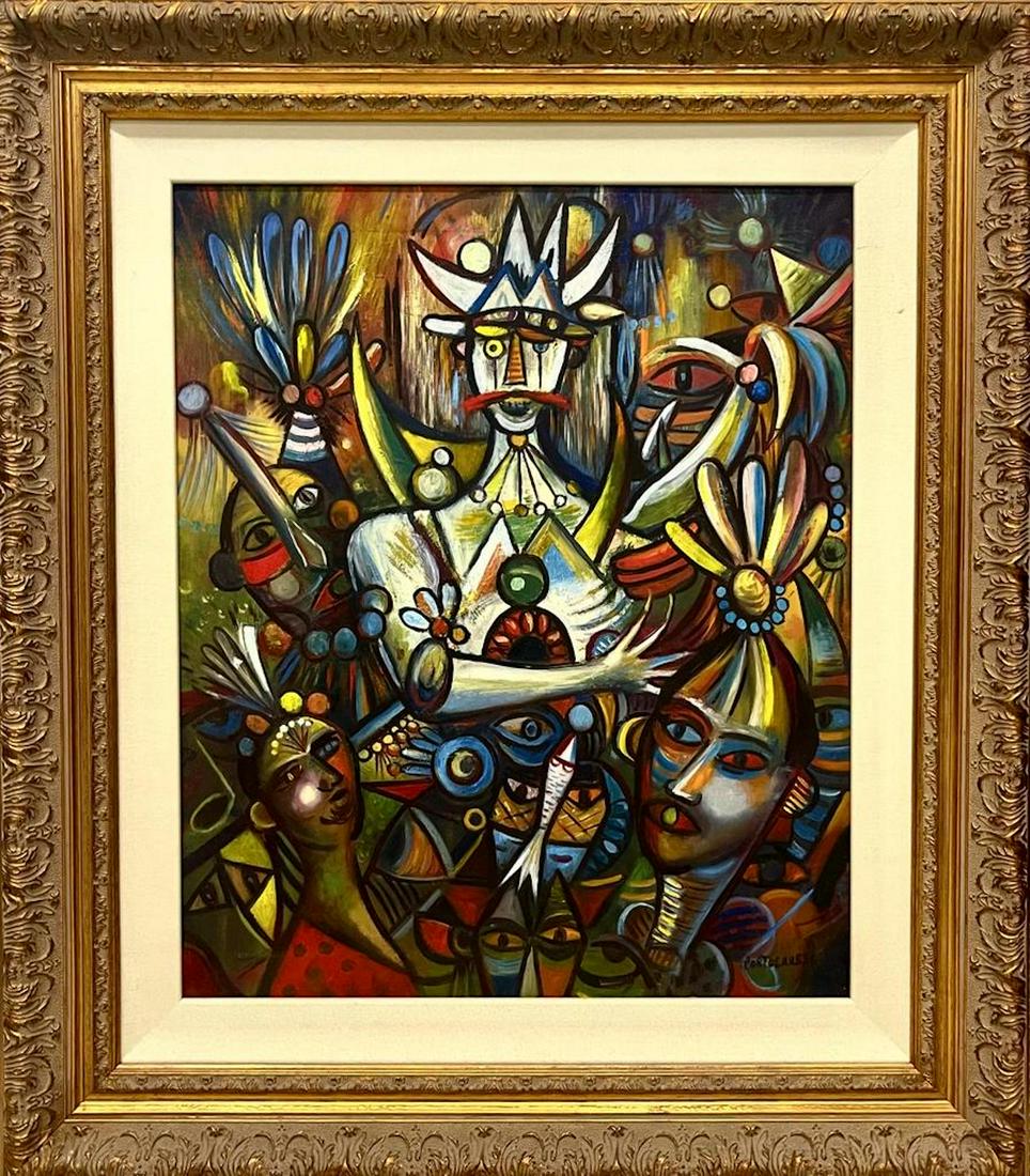 Rene Portocarrero, was a Cuban artist recognised internationally for his achievements. (1 of 3)