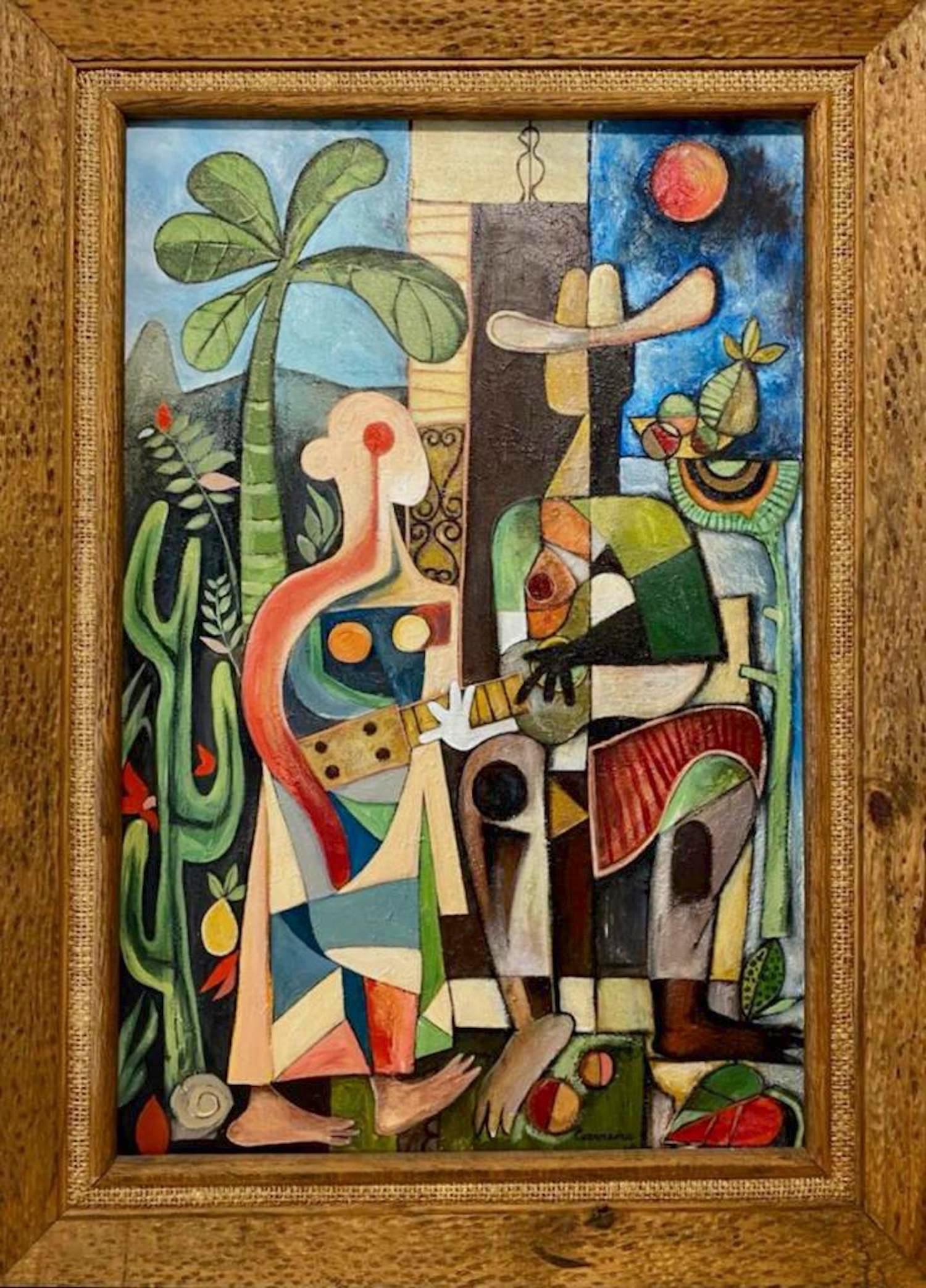 Mario Carreno y Morales was born in Havana, Cuba in May 1913. He studied painting at the Academia de (1 of 2)