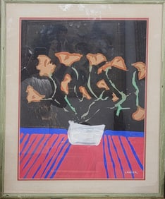 William Crozier.Born in Edinburgh, Crozier studied at Edinburgh College of Art, a friend and fellow