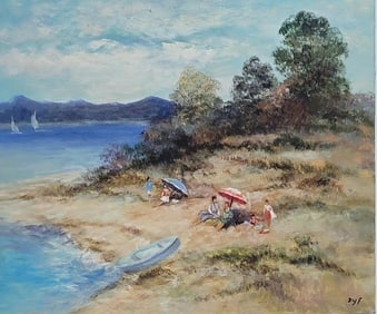 Marcel Dyf was a French artist known for his delicate Impressionist landscapes. Born Marcel Dreyfus