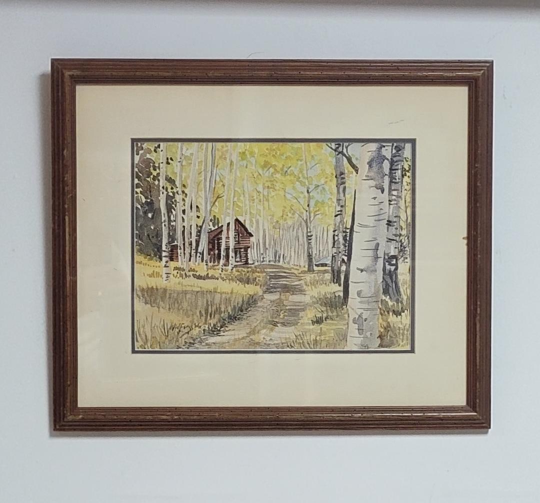 Widforss Gunnar was born in Stockholm, Sweden in 1879. He studied to be a muralist in Stockholm from (1 of 3)