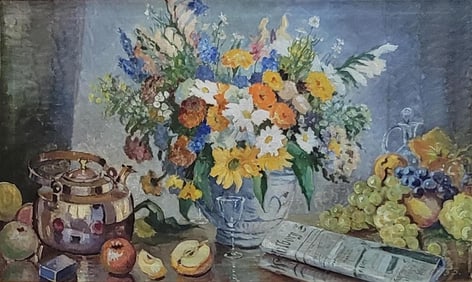 Einar Gross was a Danish painter who was born in 1895. Einar Gross's work has been offered at