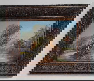 Ernest Parton was the younger brother of Arthur, in whose studio he spent two winters.  However, he