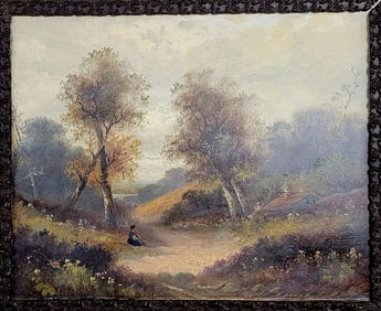 Jules Dupre was a French painter best known for his dramatic landscapes which depicted the sparse