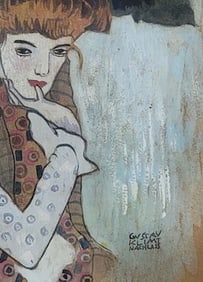 Gustav Klimt (July 14, 1862 - February 6, 1918),In the Style of,was an Austrian symbolist painter