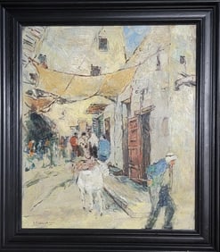 Gustave Flasschoen was a Belgian artist, born and died in Brussels (1868-1940). He was a painter,