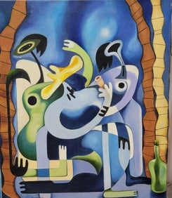 Mario Carreno y Morales was a Cuban painter. He studied painting at the Academia de San Alejandro,